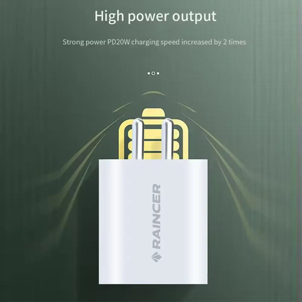 Optimized Power Safe Charging iPhone - 20W PD Quick Charger