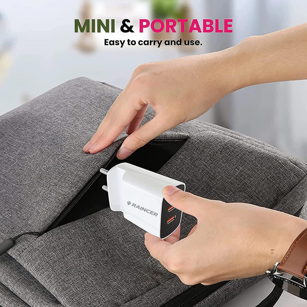 Raincer® 2.4A Fast Charger with Holder