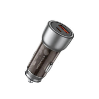 Bull fast Car charger double port (type C 20W PD +33W USB) Quick charging travel adapter compatible with all smart phones