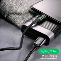 Fabric & Metallic High Speed Data Cable with light indicator: iMetal