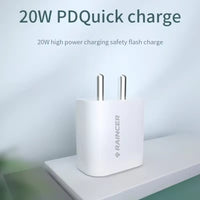 Optimized Power Safe Charging iPhone - 20W PD Quick Charger
